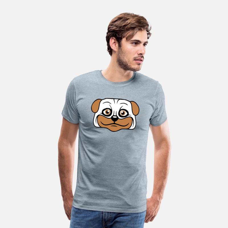 Dog Pug Small Cute Thick Lovely Happy Comic Fun
