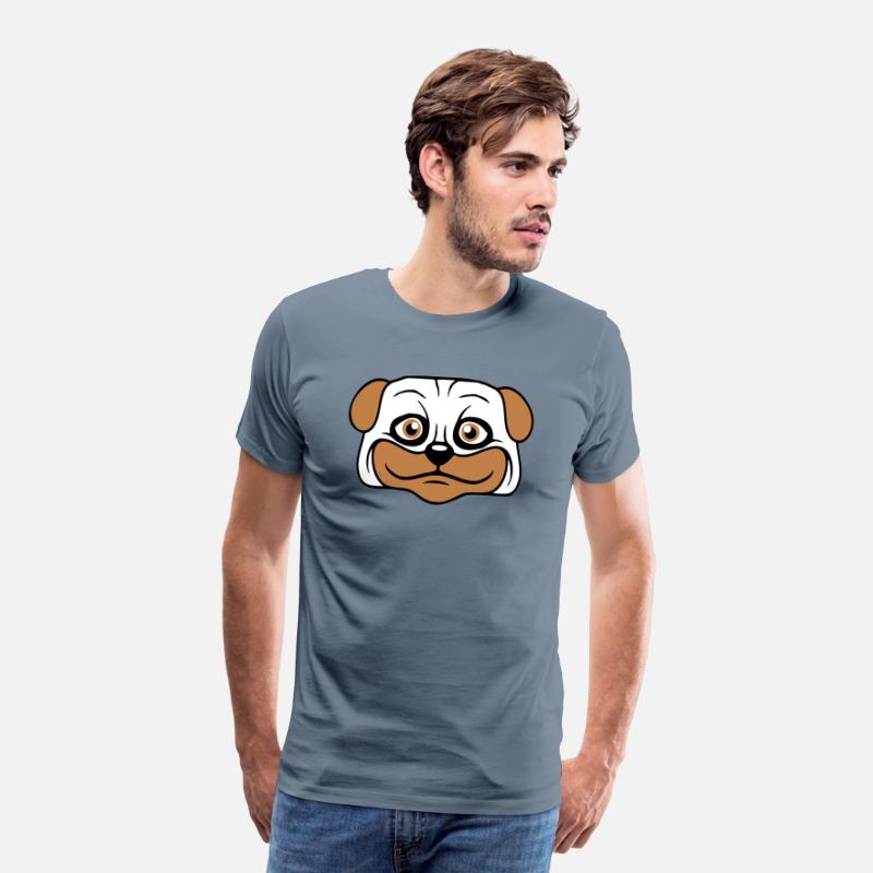 Dog Pug Small Cute Thick Lovely Happy Comic Fun