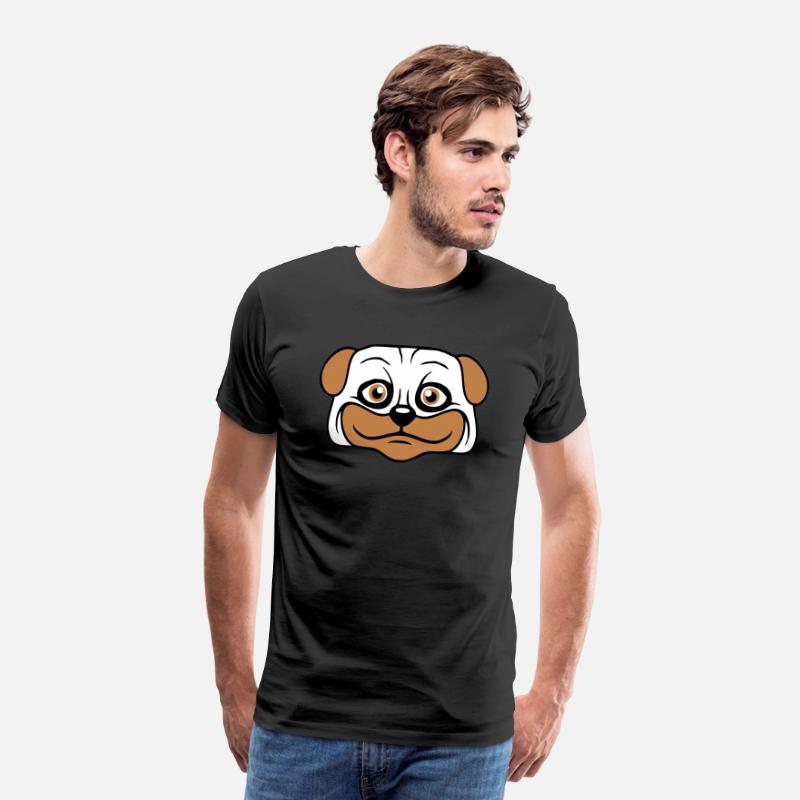 Dog Pug Small Cute Thick Lovely Happy Comic Fun