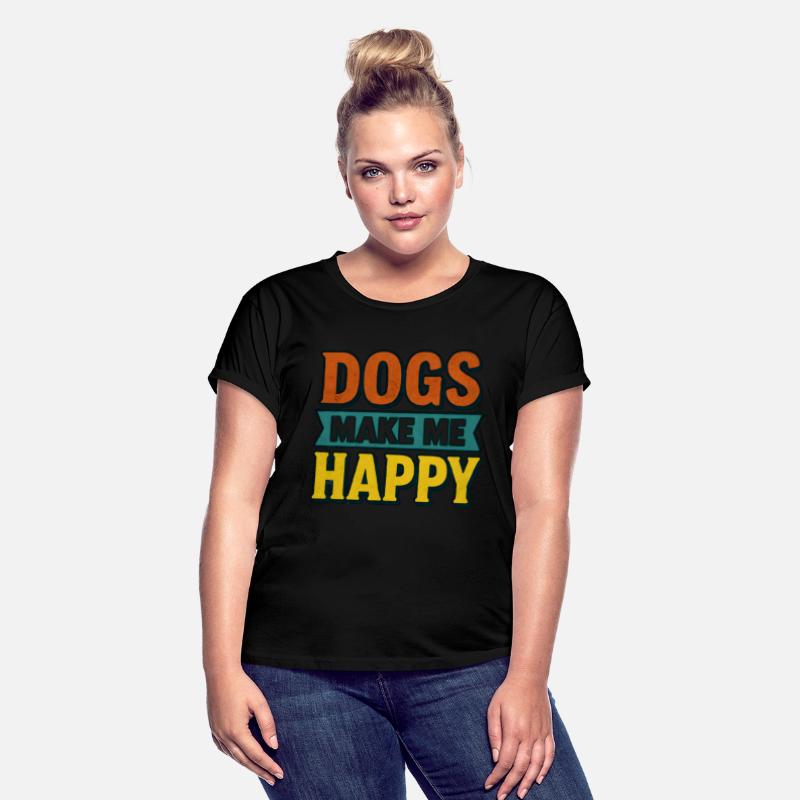 Dogs Make Me Happy – Retro Look