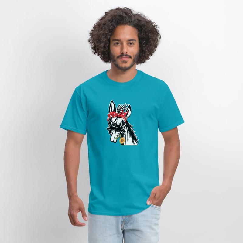 Donkey With Head Bandana Farm Animal Graphics