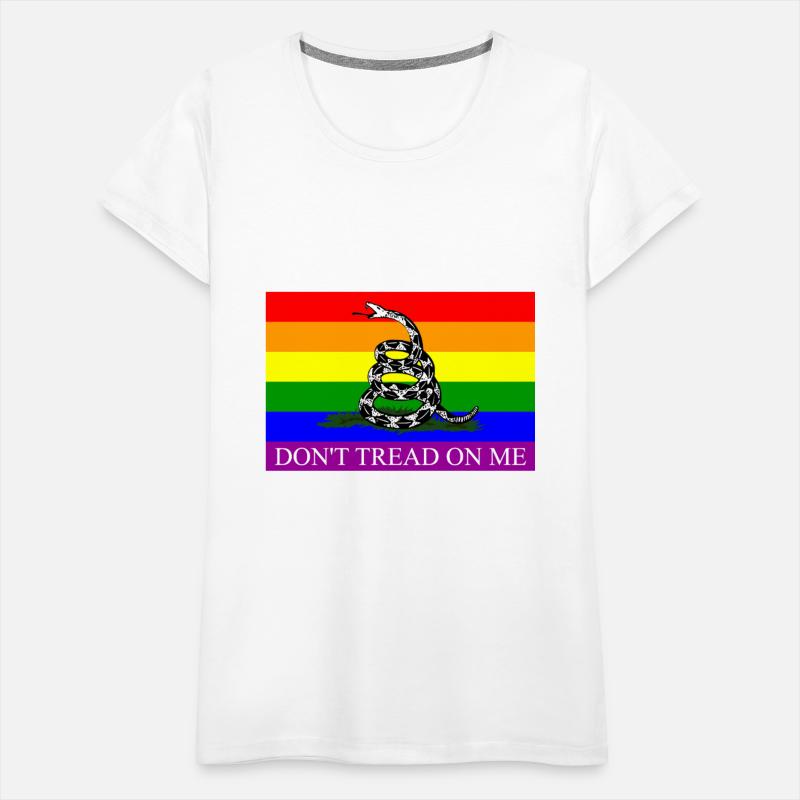 Don’t Tread On Me Pride Rainbow LGBT Snake