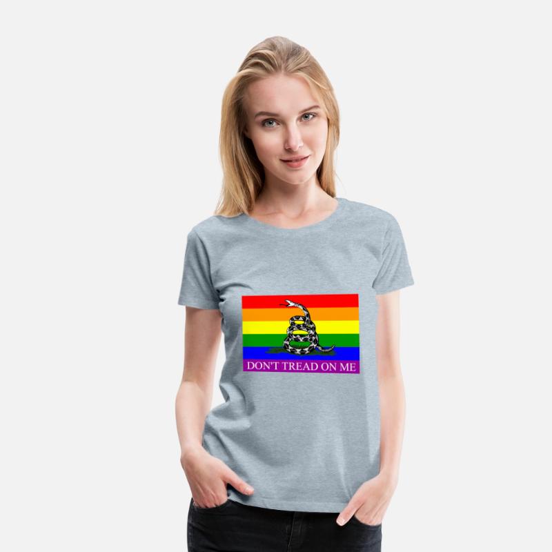 Don’t Tread On Me Pride Rainbow LGBT Snake