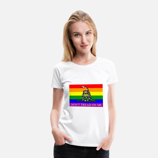 Don’t Tread On Me Pride Rainbow LGBT Snake