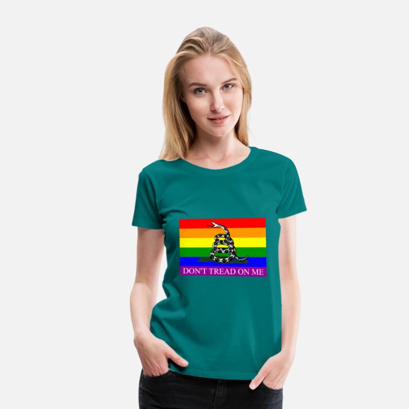 Don’t Tread On Me Pride Rainbow LGBT Snake