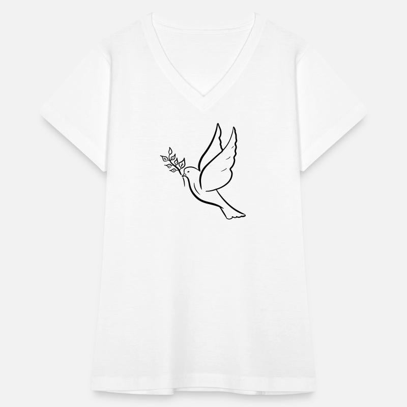 Dove of peace with olive branch drawing Hand drawn