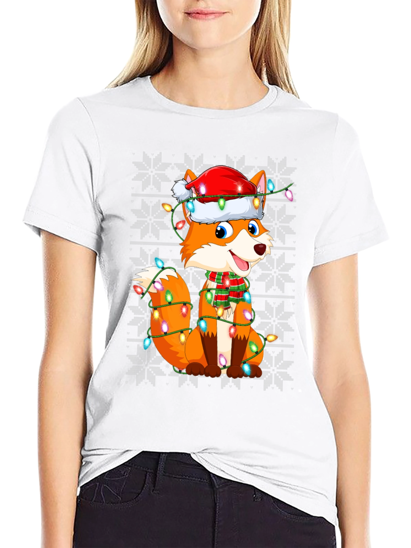 Festive Fox Christmas T-Shirt