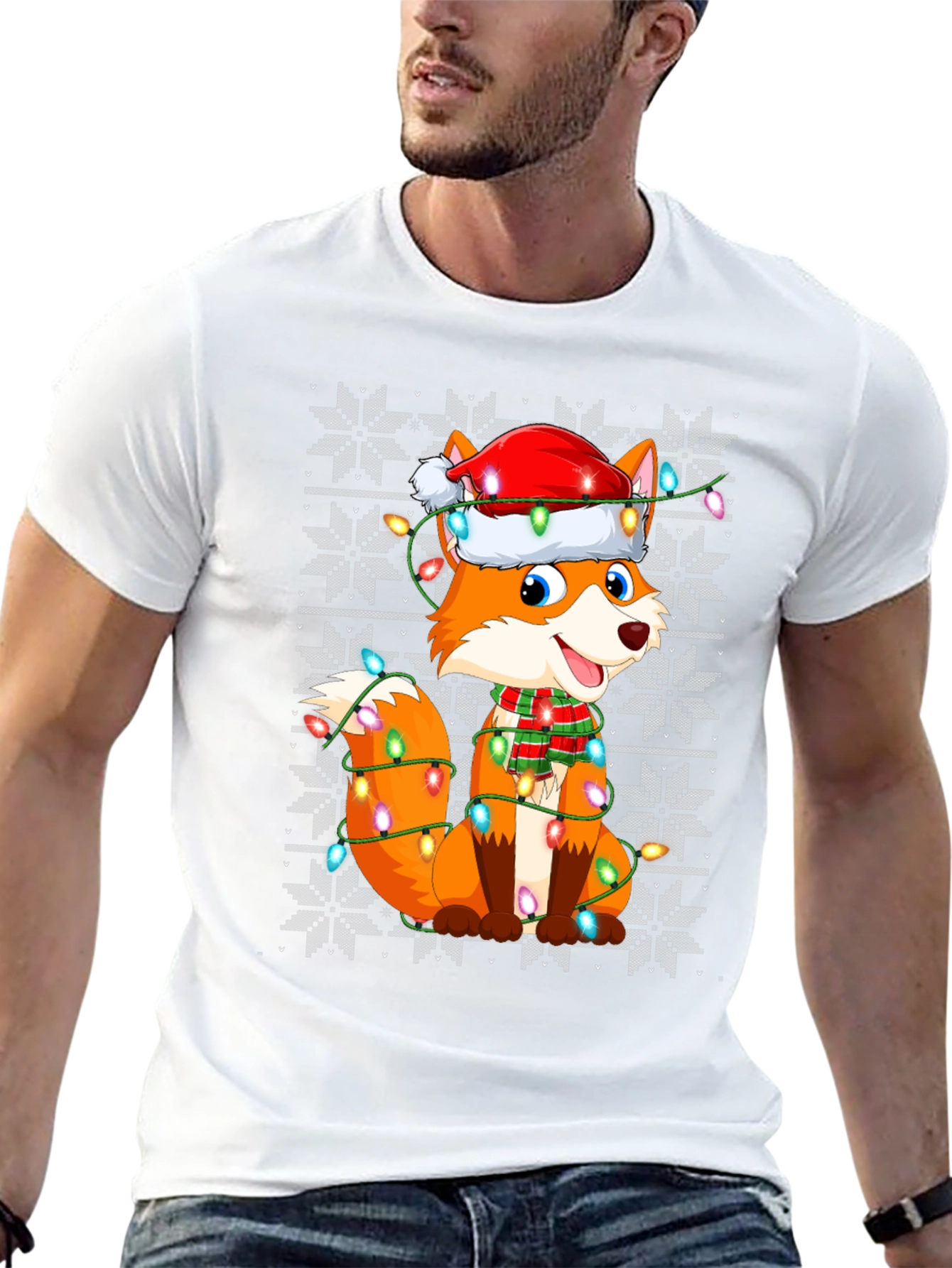 Festive Fox Christmas T-Shirt