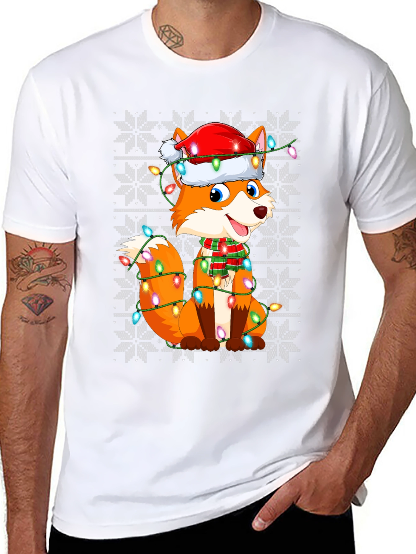Festive Fox Christmas T-Shirt