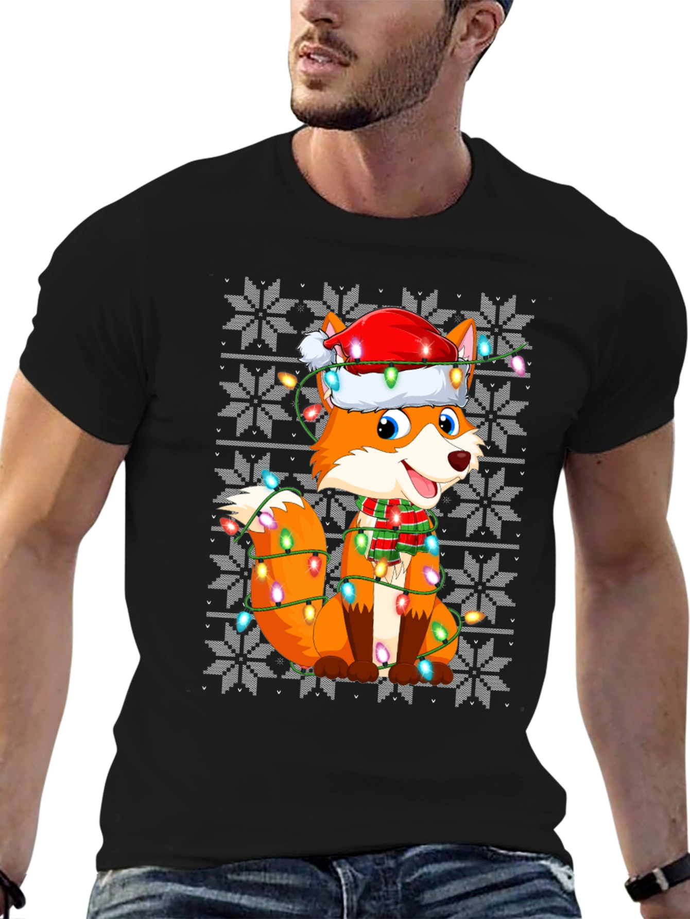 Festive Fox Christmas T-Shirt