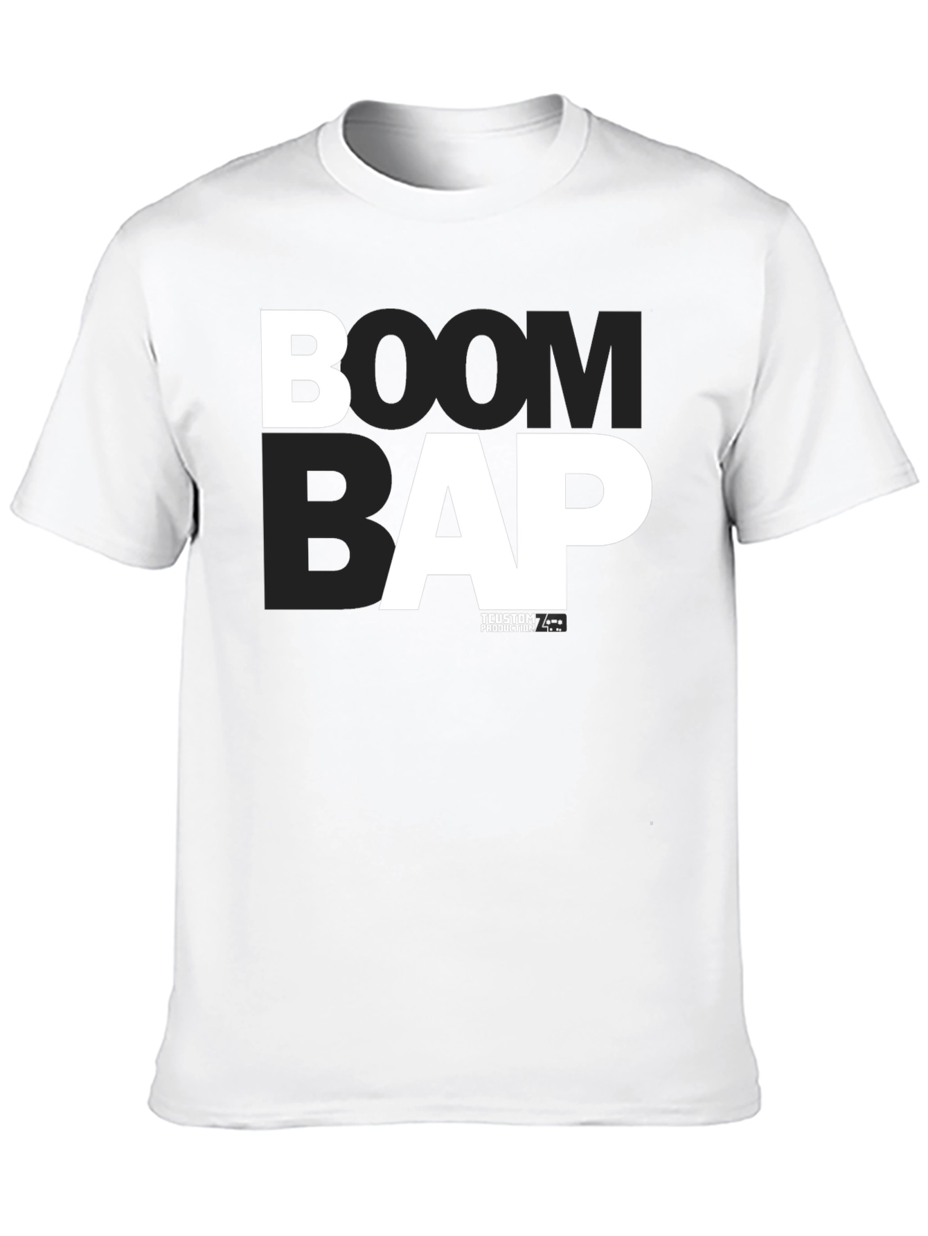 Boom Bap Graphic Tee - Black Cotton T-Shirt