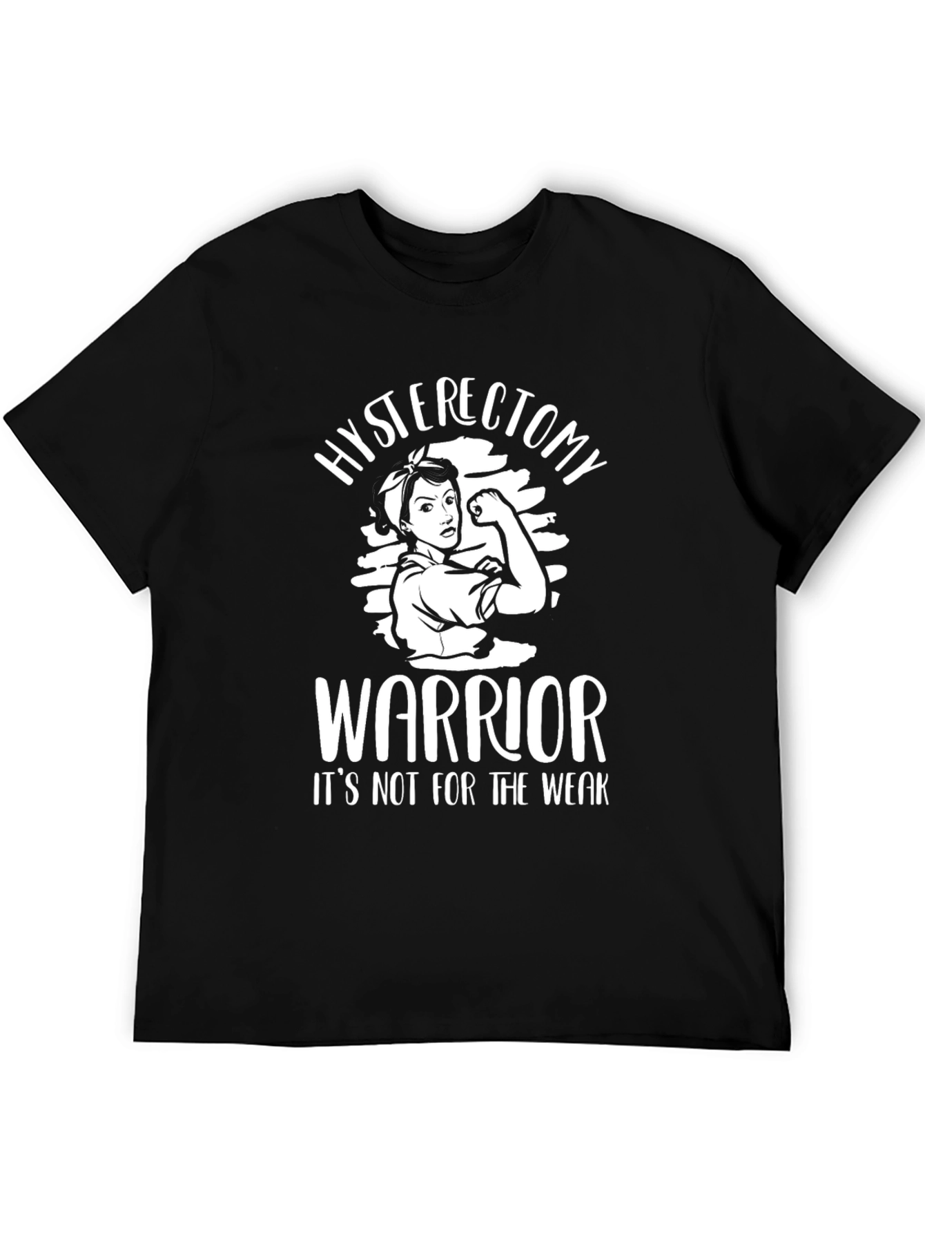 Hysterectomy Warrior Black T-Shirt