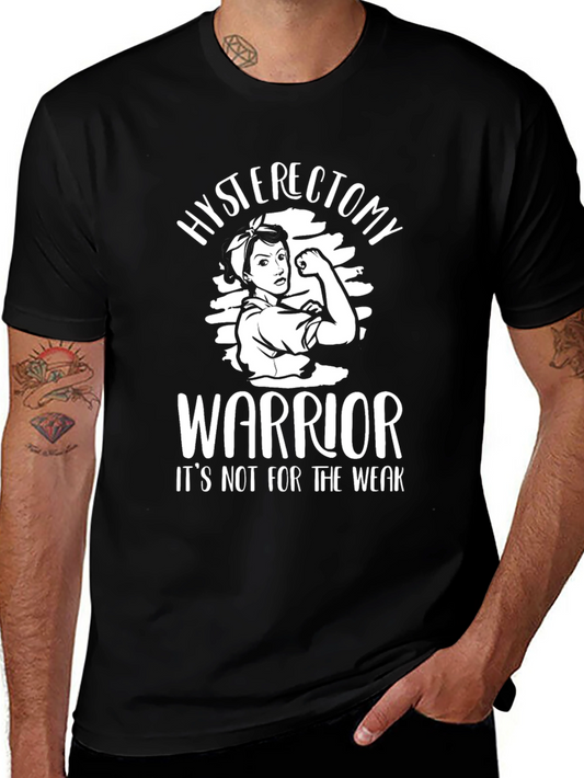 Hysterectomy Warrior Black T-Shirt