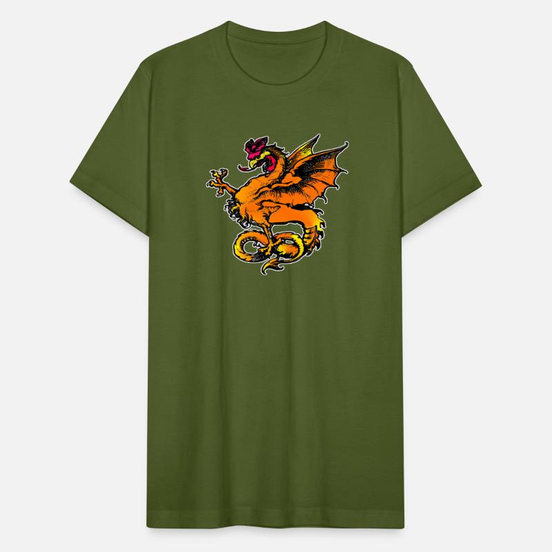 dragon with a rooster face