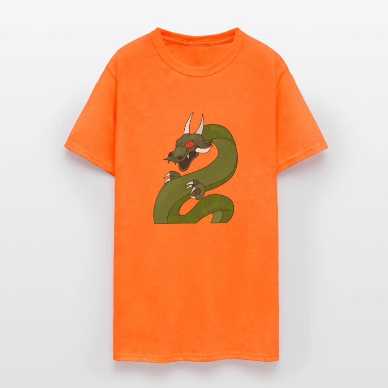 Dragon with red eyes