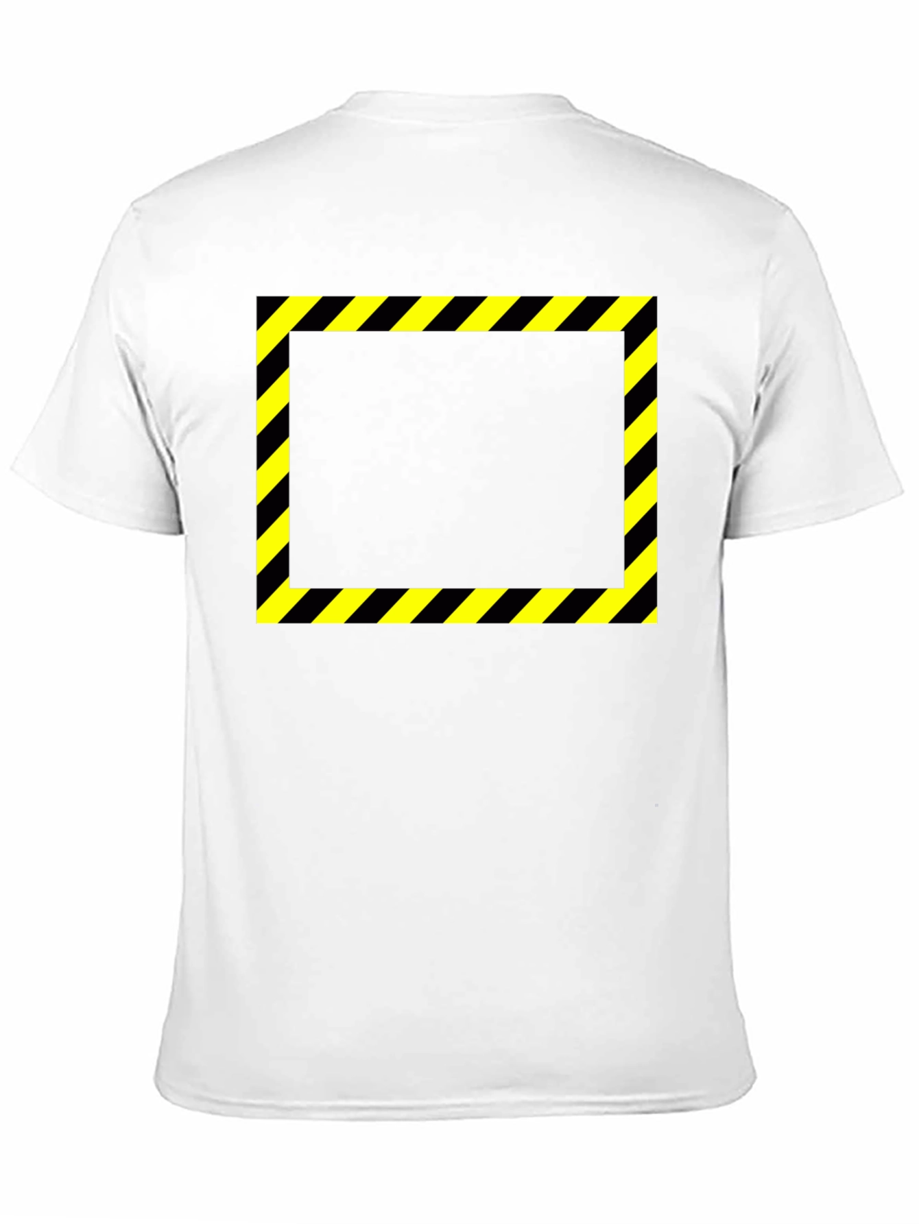 Caution Tape Graphic Black T-Shirt