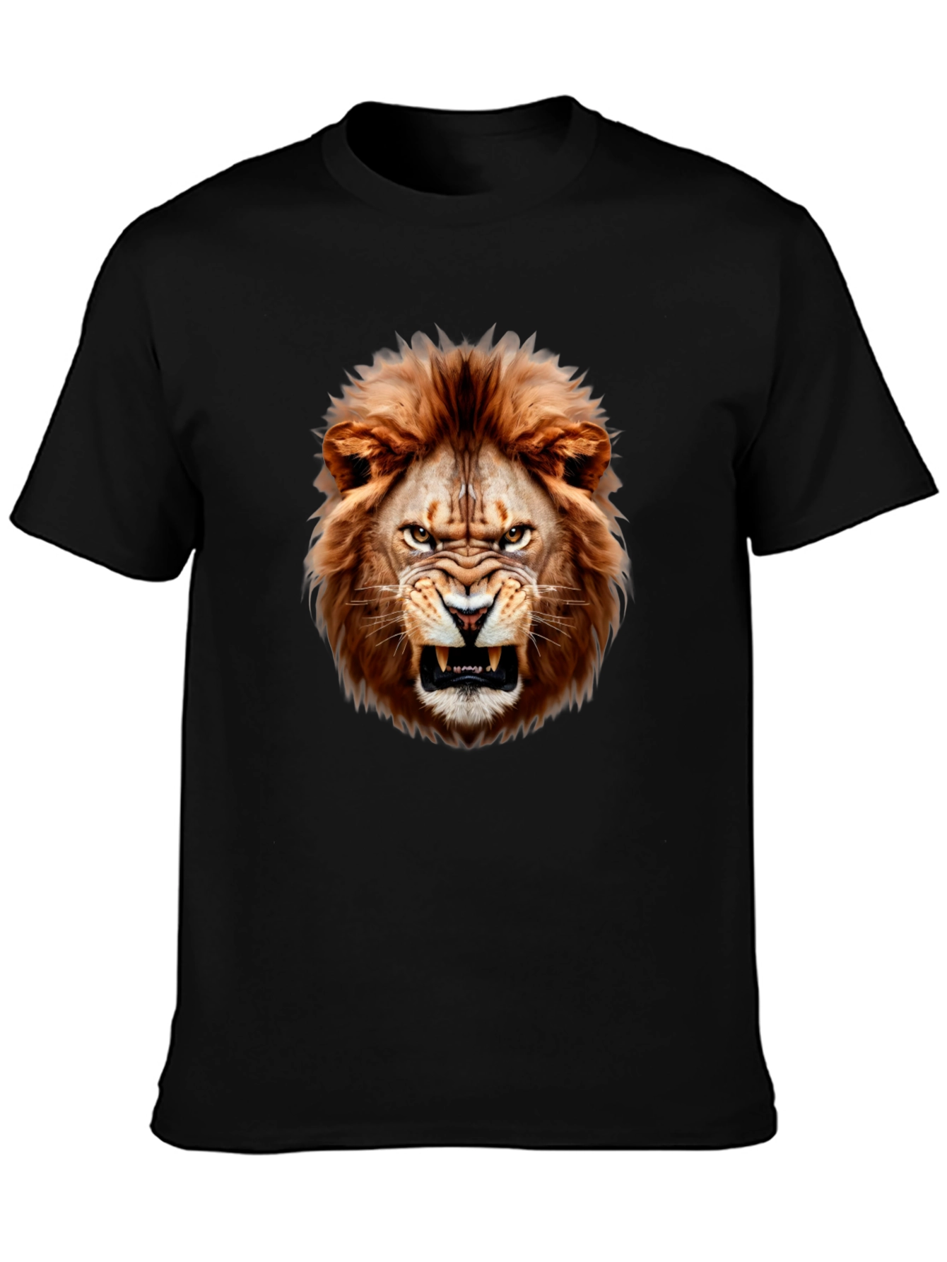 Roaring Lion Graphic T-Shirt - Bold Animal Print