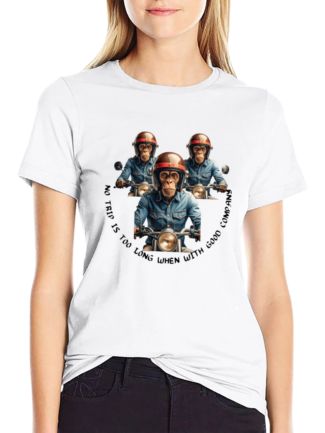 Monkey Motorcycle Club Graphic T-Shirt