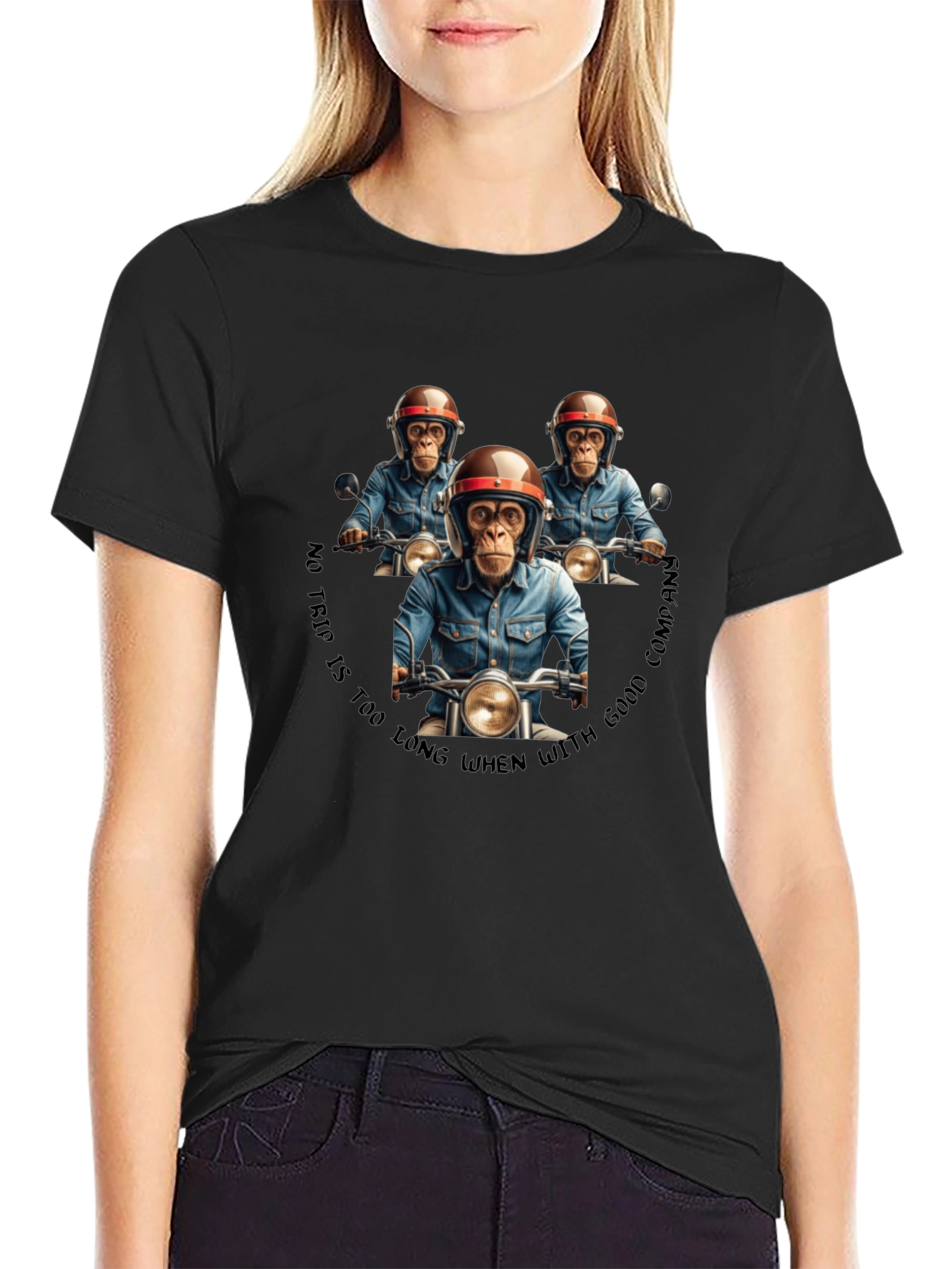 Monkey Motorcycle Club Graphic T-Shirt