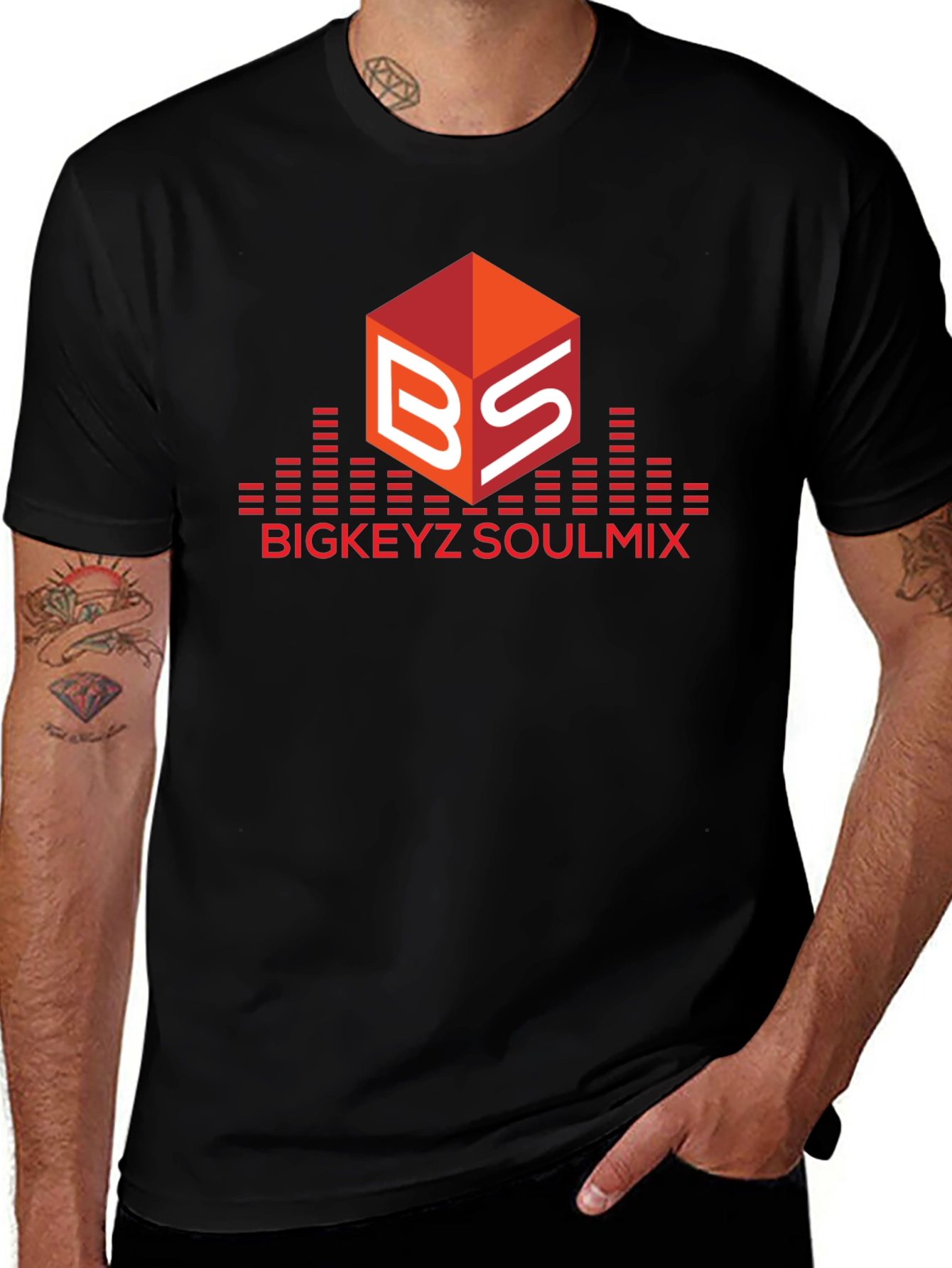 Bigkeyz Soulmix Graphic Tee - Black T-Shirt