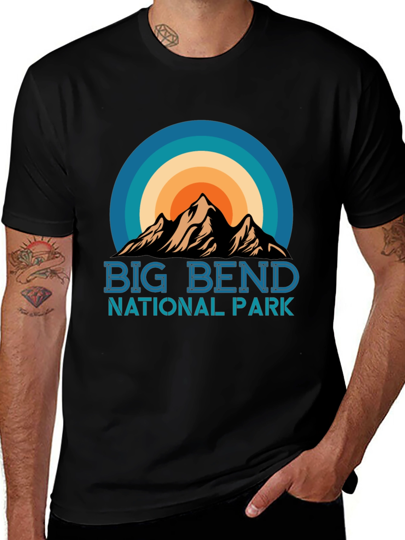 Big Bend National Park Graphic Tee - Black T-Shirt