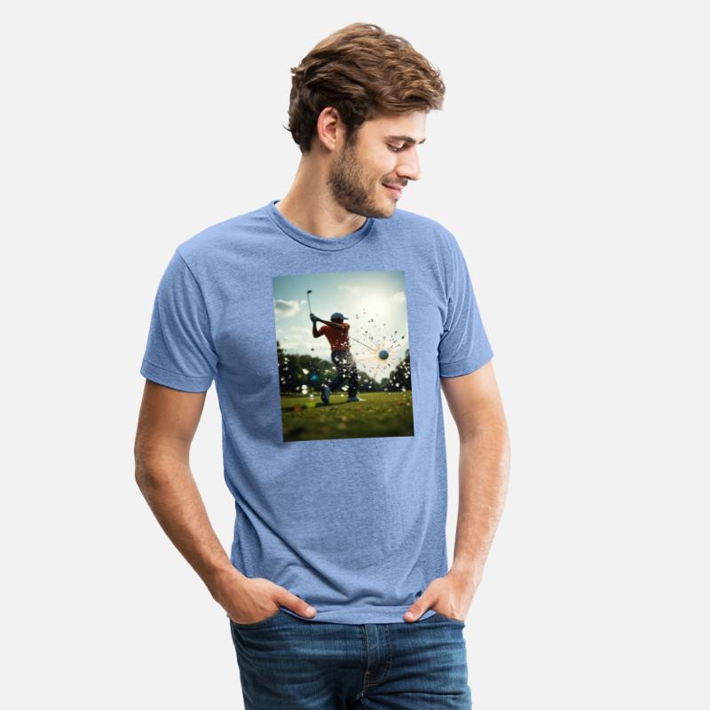 Dynamic Golf Swing Illustration