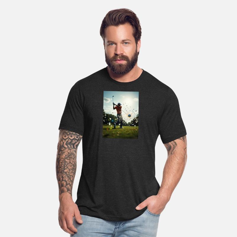 Dynamic Golf Swing Illustration