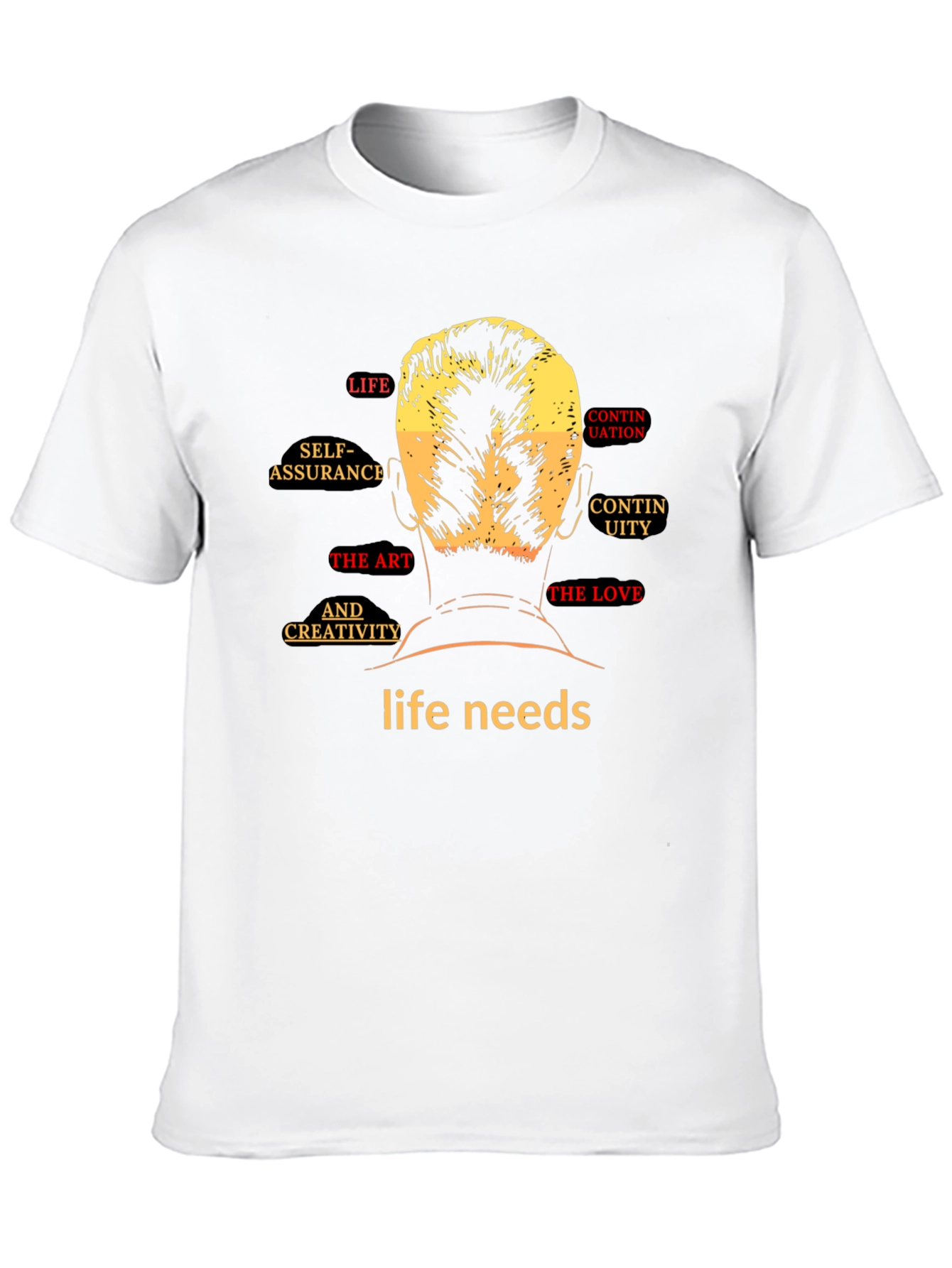 Life Needs Graphic T-Shirt - Black