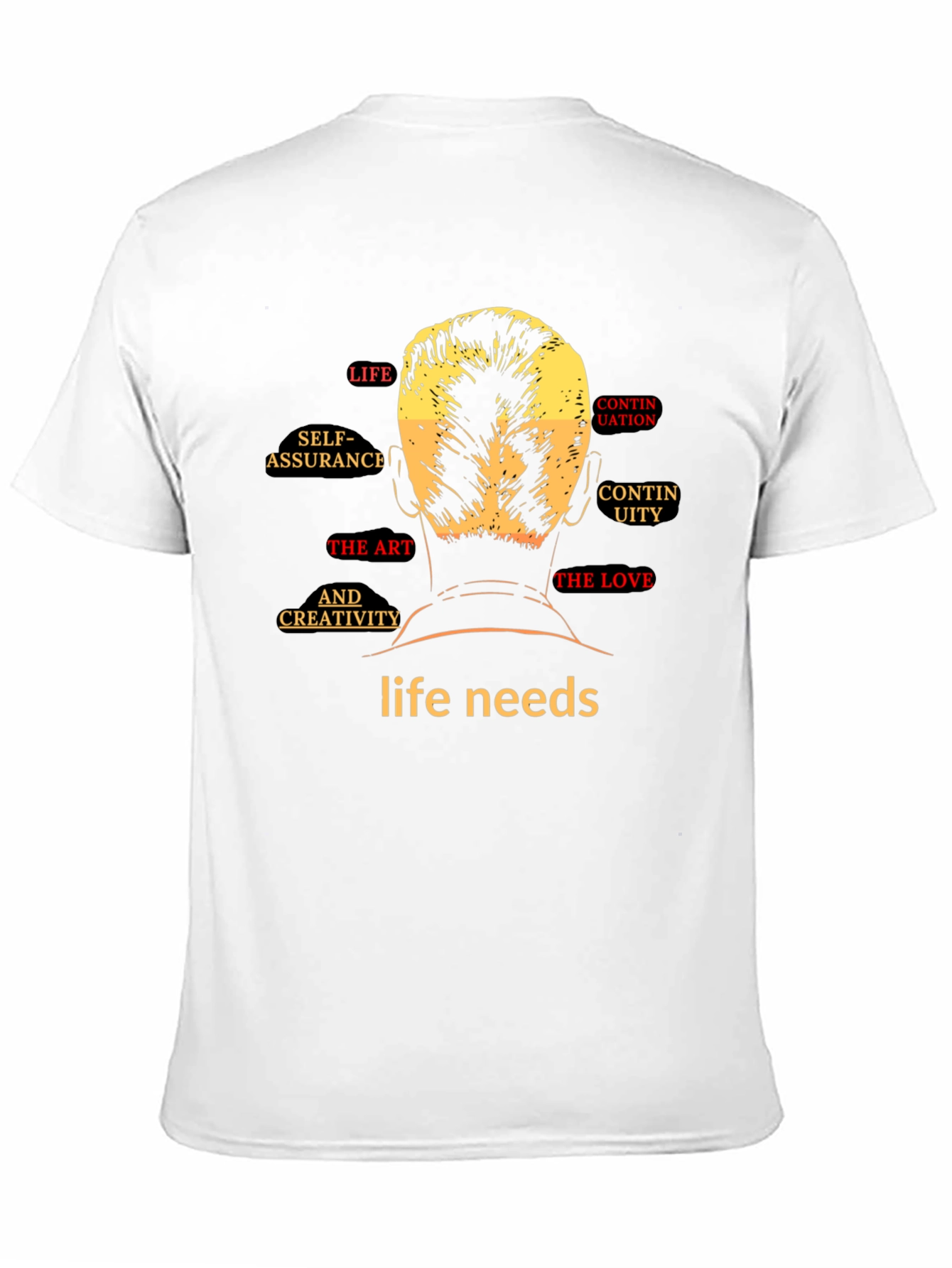 Life Needs Graphic T-Shirt - Black