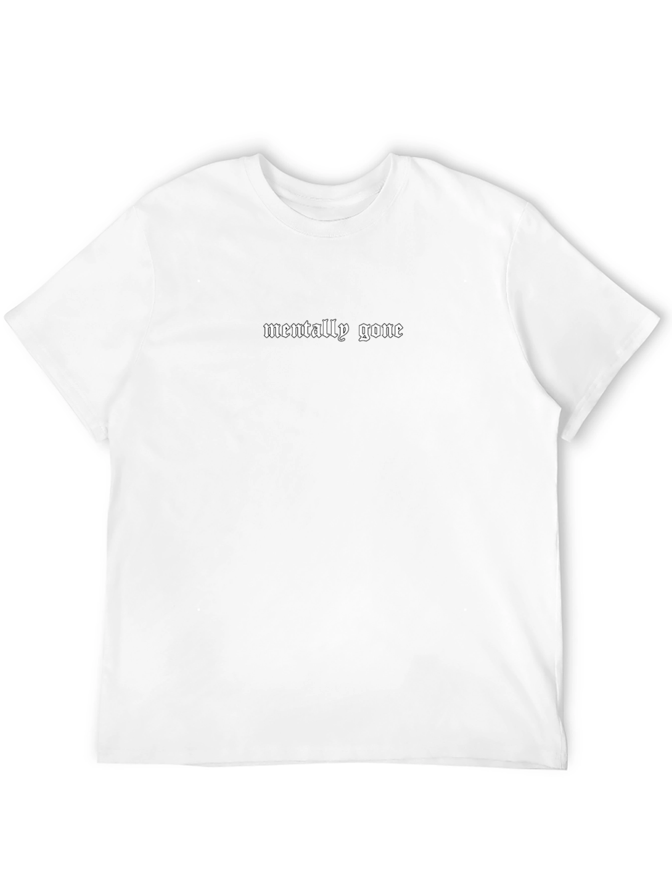 Mentally Gone Black Graphic T-Shirt