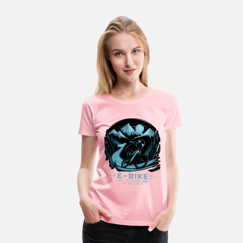 E Bike Saying Quotes Cyclist Mountains Nature