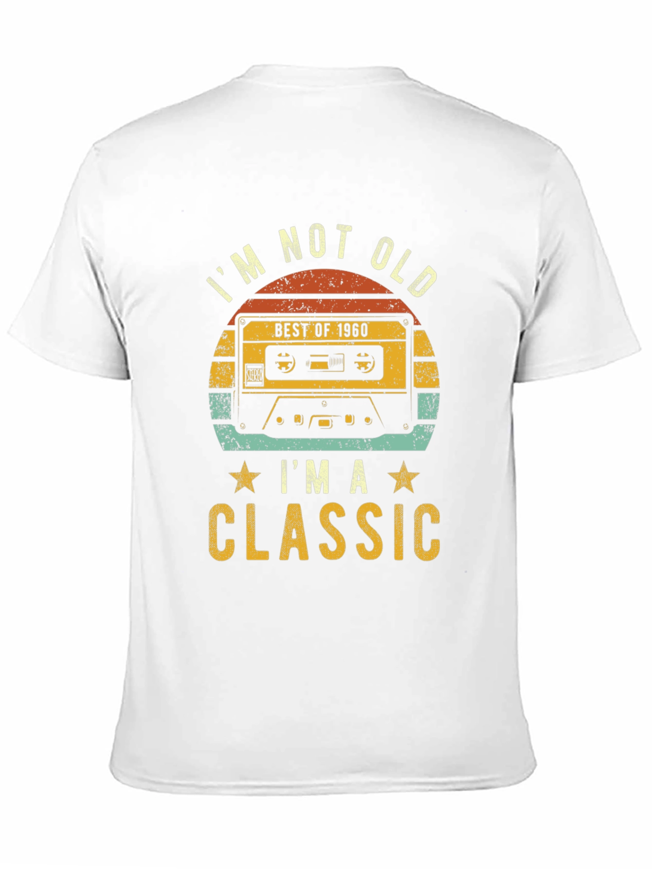 Retro 1960 Cassette Graphic T-Shirt