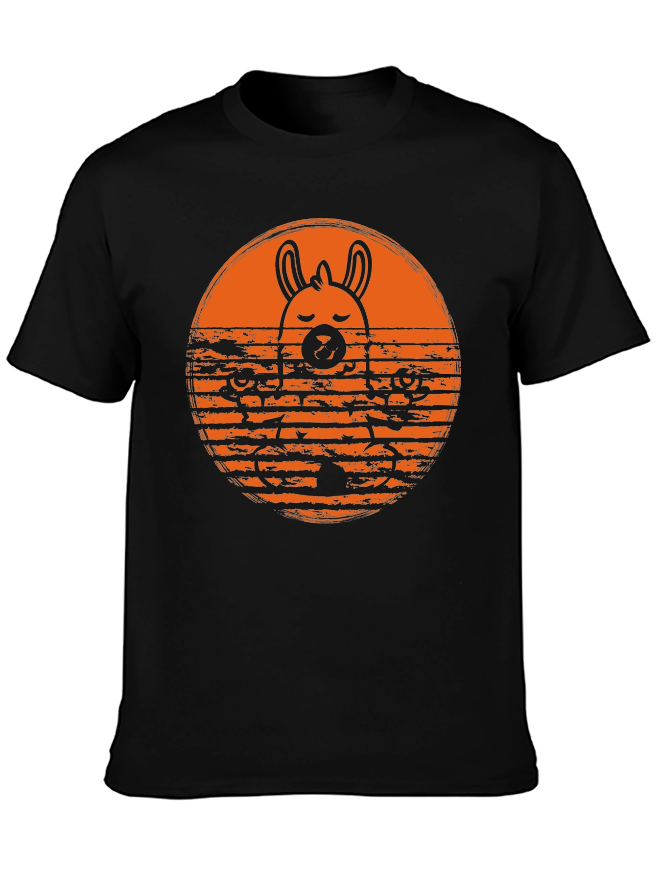 Llama Yoga T-Shirt - Meditating Animal Tee
