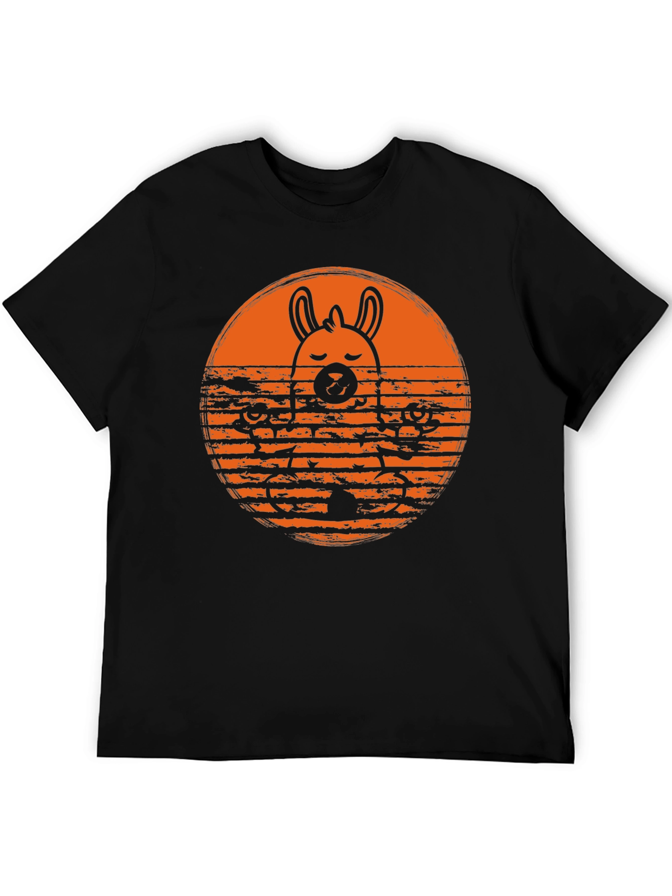 Llama Yoga T-Shirt - Meditating Animal Tee