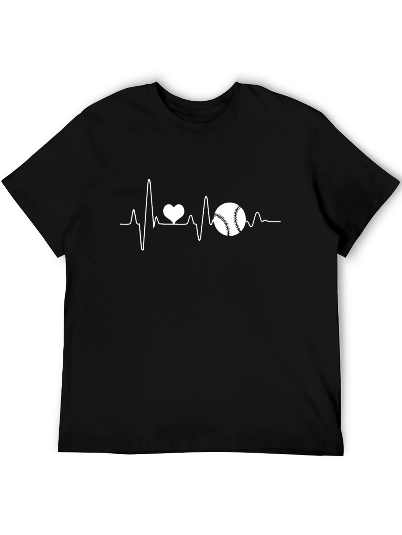 Baseball Heartbeat T-Shirt - Love of the Game