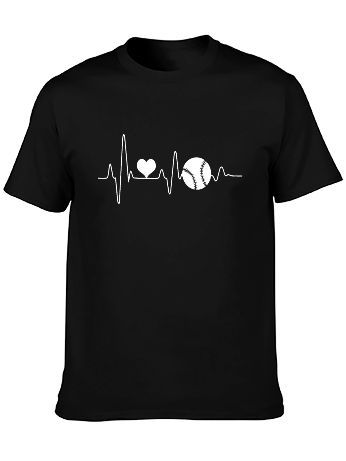 Baseball Heartbeat T-Shirt - Love of the Game