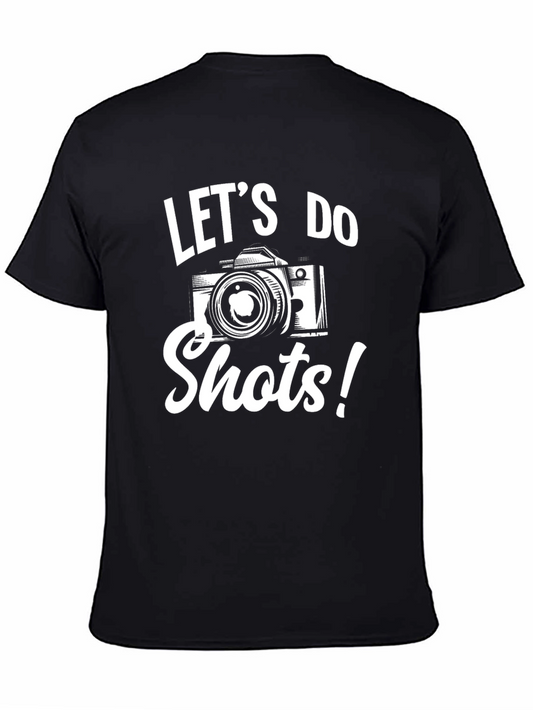 Lets Do Shots Camera Graphic T-Shirt
