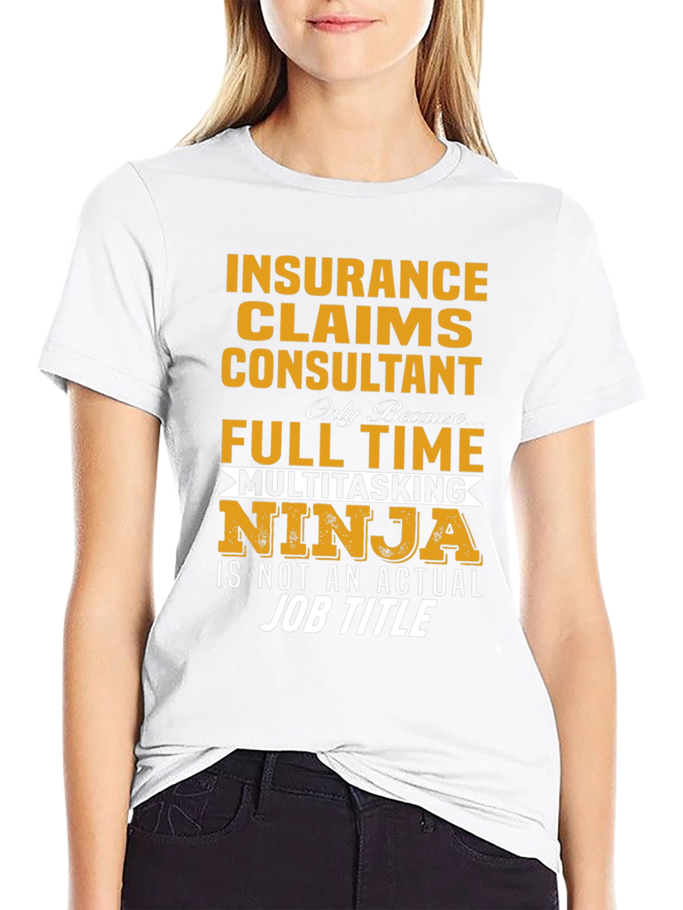 Insurance Claims Consultant T-Shirt: Multitasking Ninja