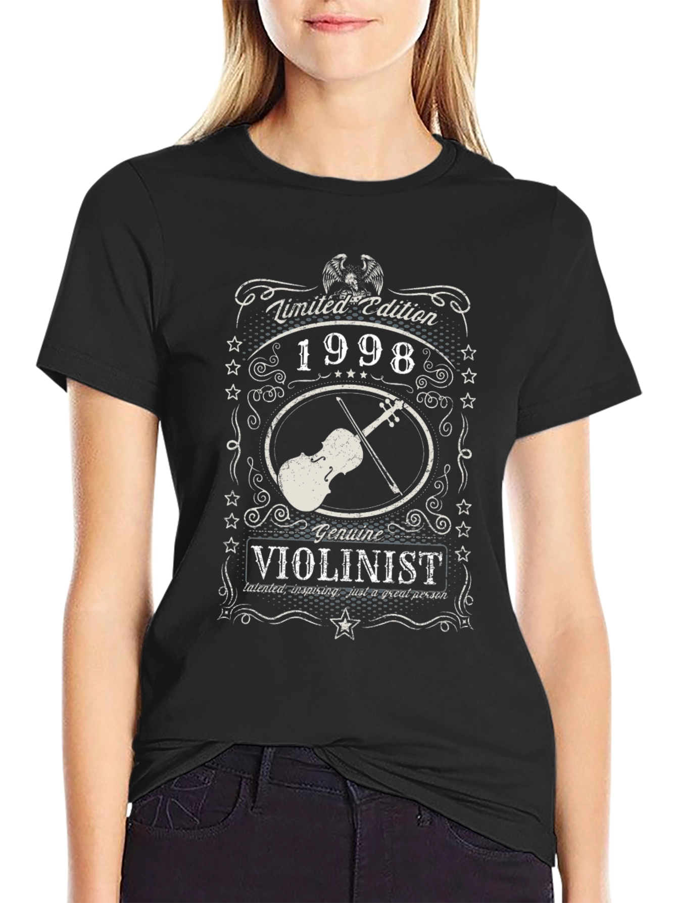 Limited Edition 1998 Violinist Graphic T-Shirt