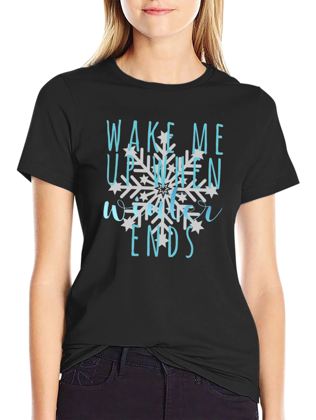 Wake Me Up When Winter Ends Graphic Tee