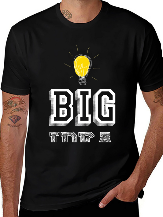 Big Idea T-Shirt - Creative Light Bulb Design