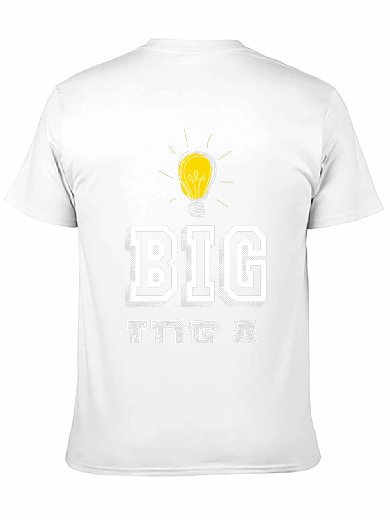 Big Idea T-Shirt - Creative Light Bulb Design
