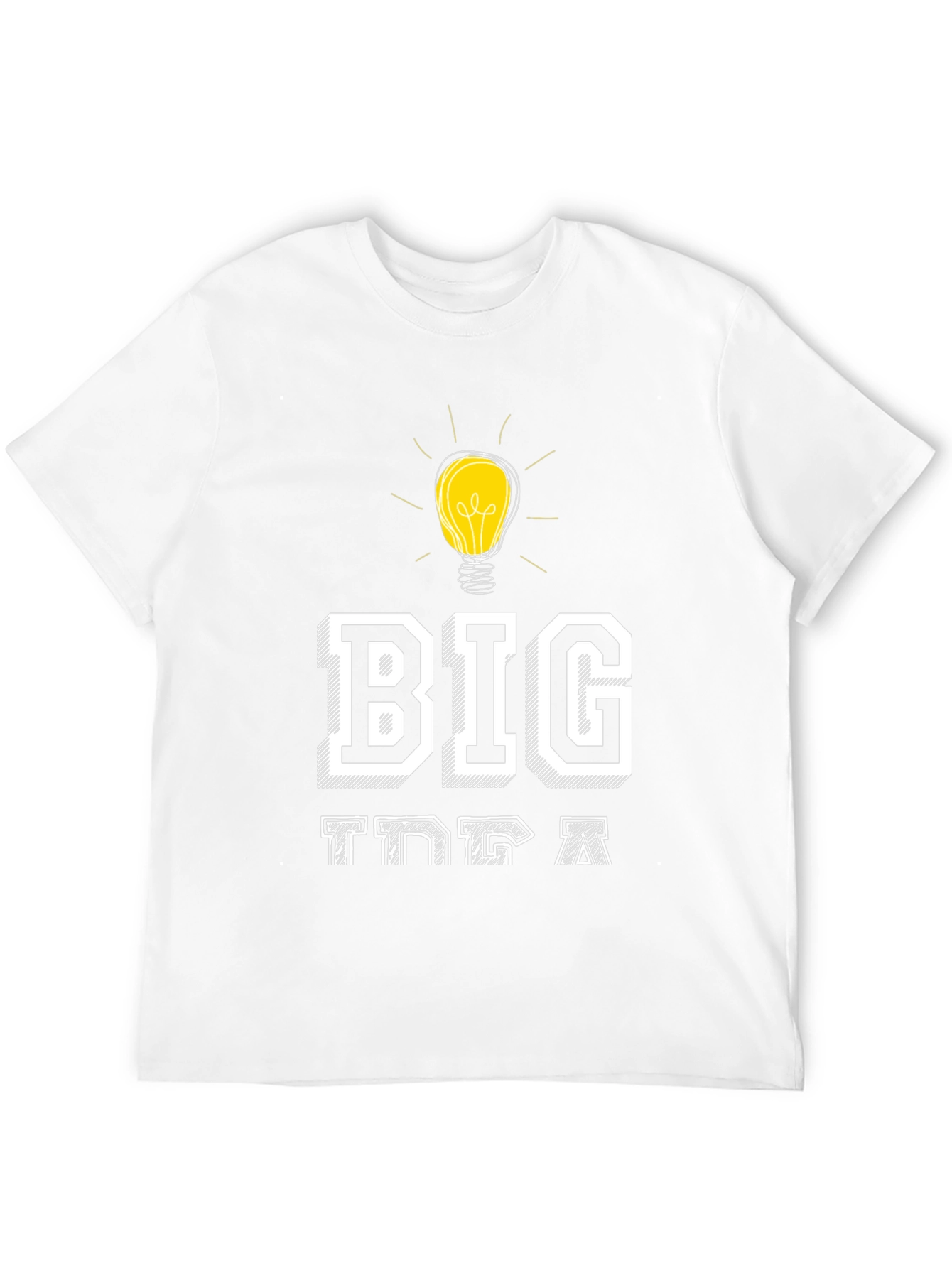 Big Idea T-Shirt - Creative Light Bulb Design