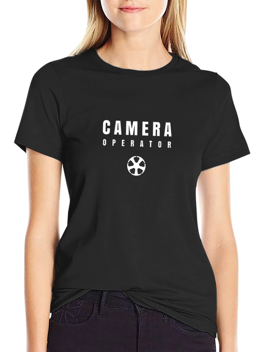 Camera Operator T-Shirt - Black