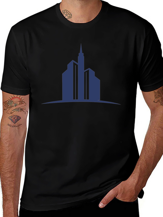 Cityscape Graphic T-Shirt - Modern Urban Design
