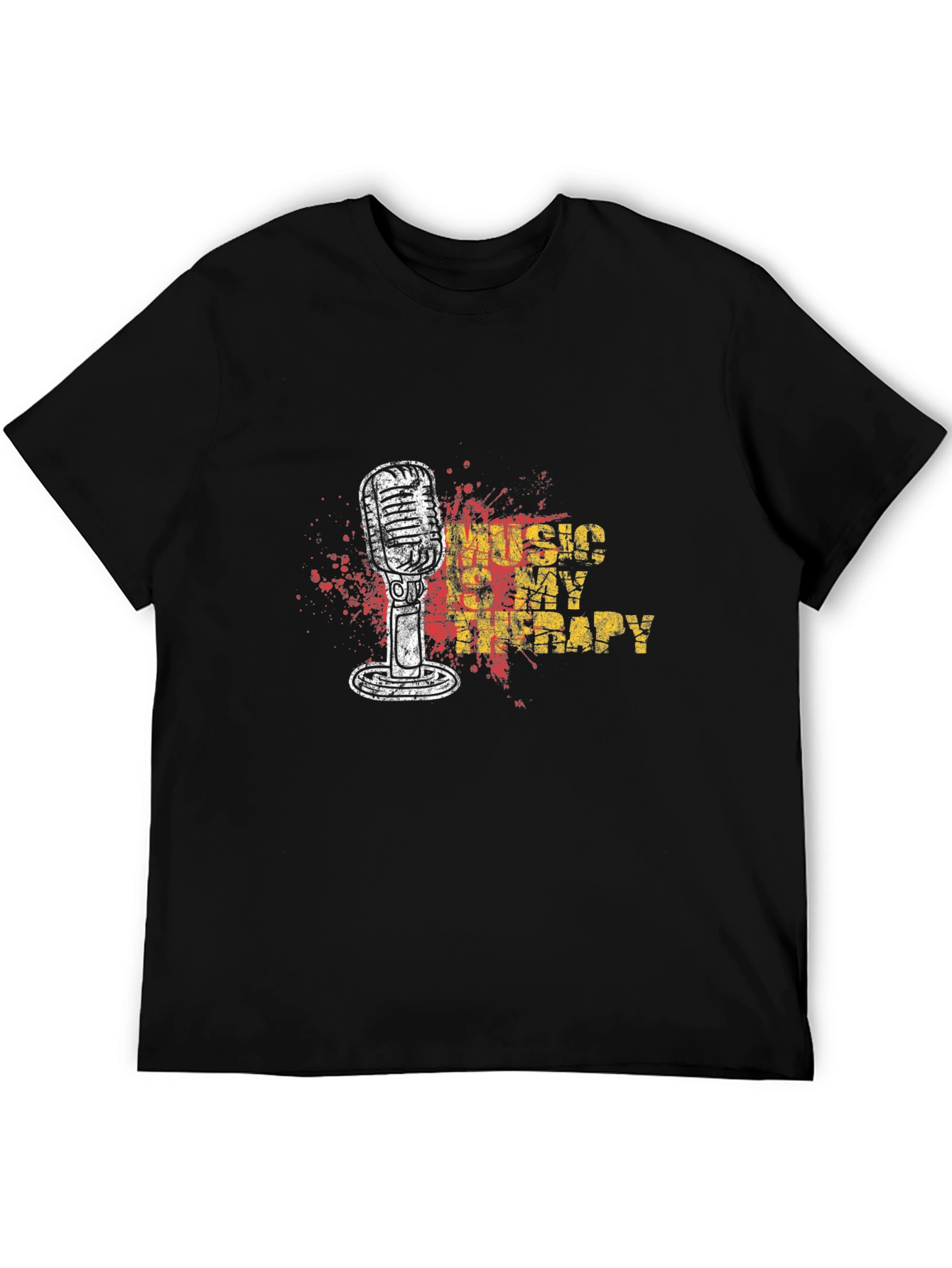 Music Is My Therapy Graphic T-Shirt