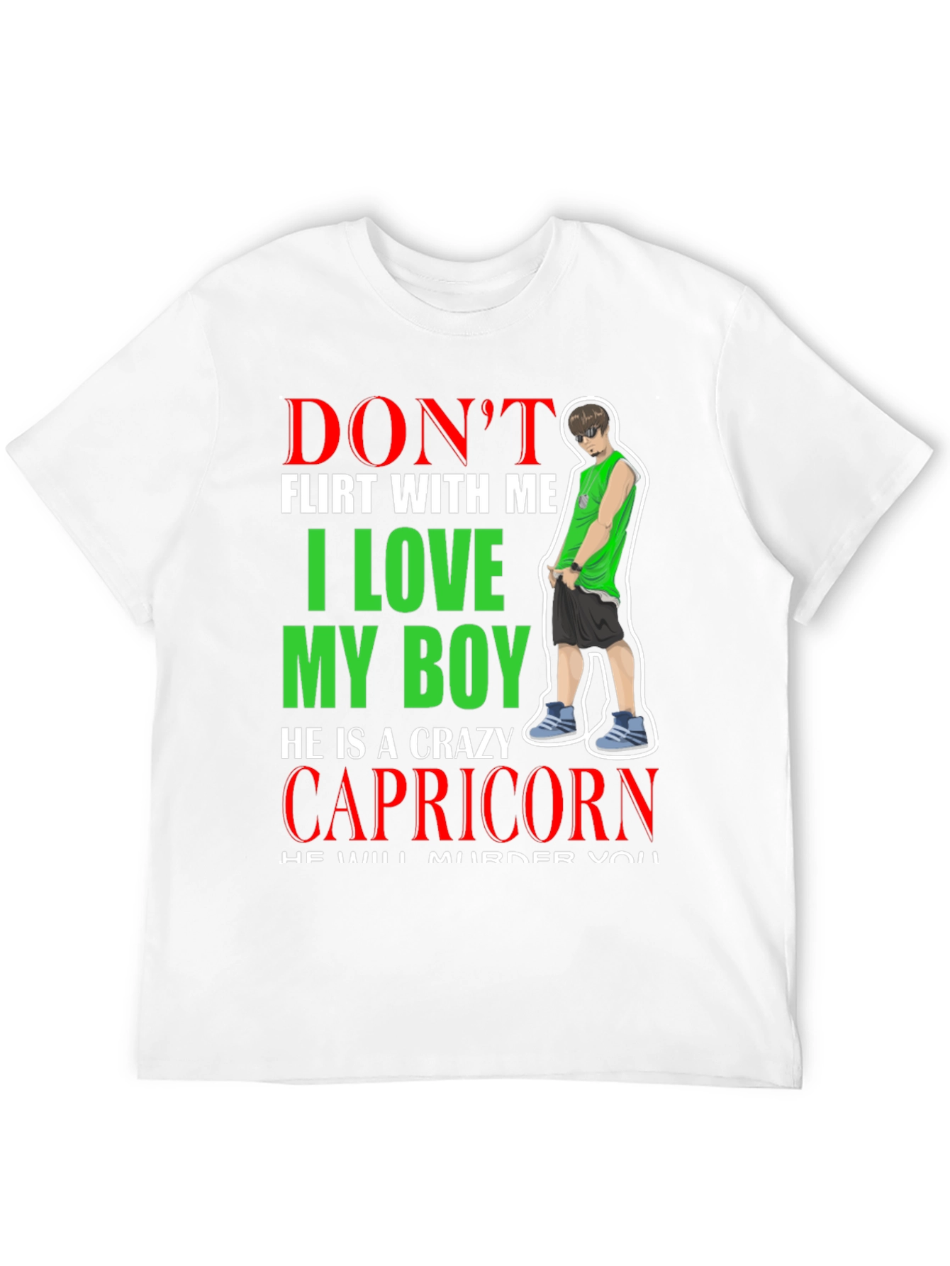 Crazy Capricorn Boy T-Shirt