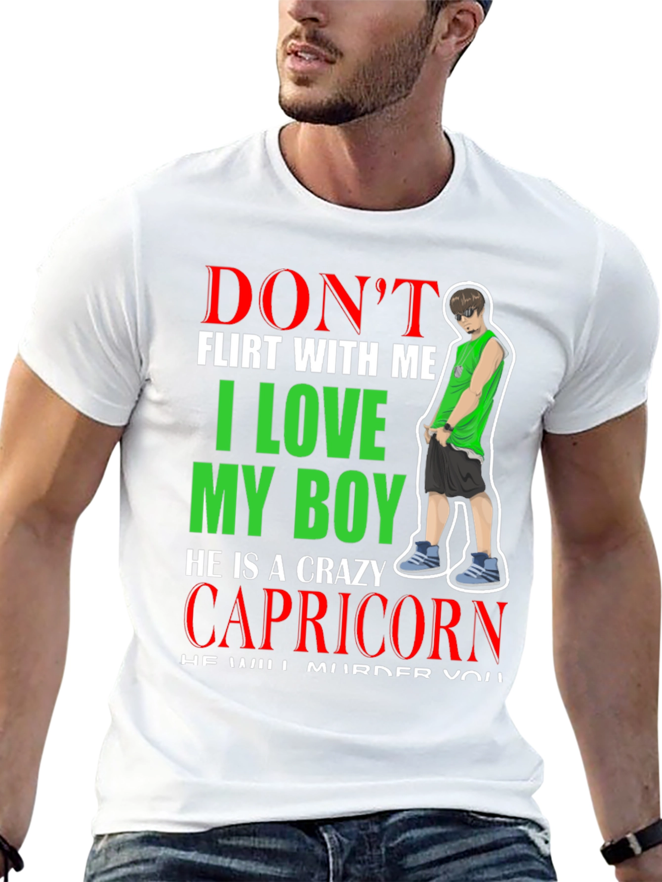 Crazy Capricorn Boy T-Shirt