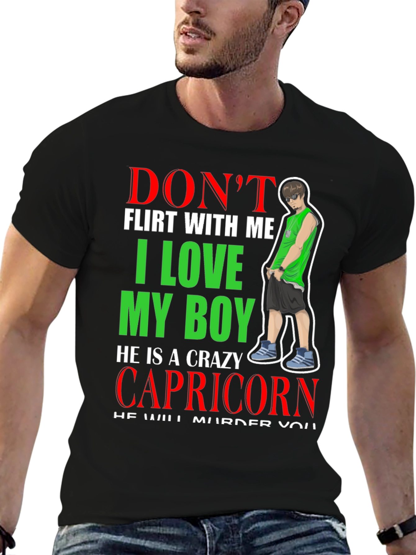 Crazy Capricorn Boy T-Shirt