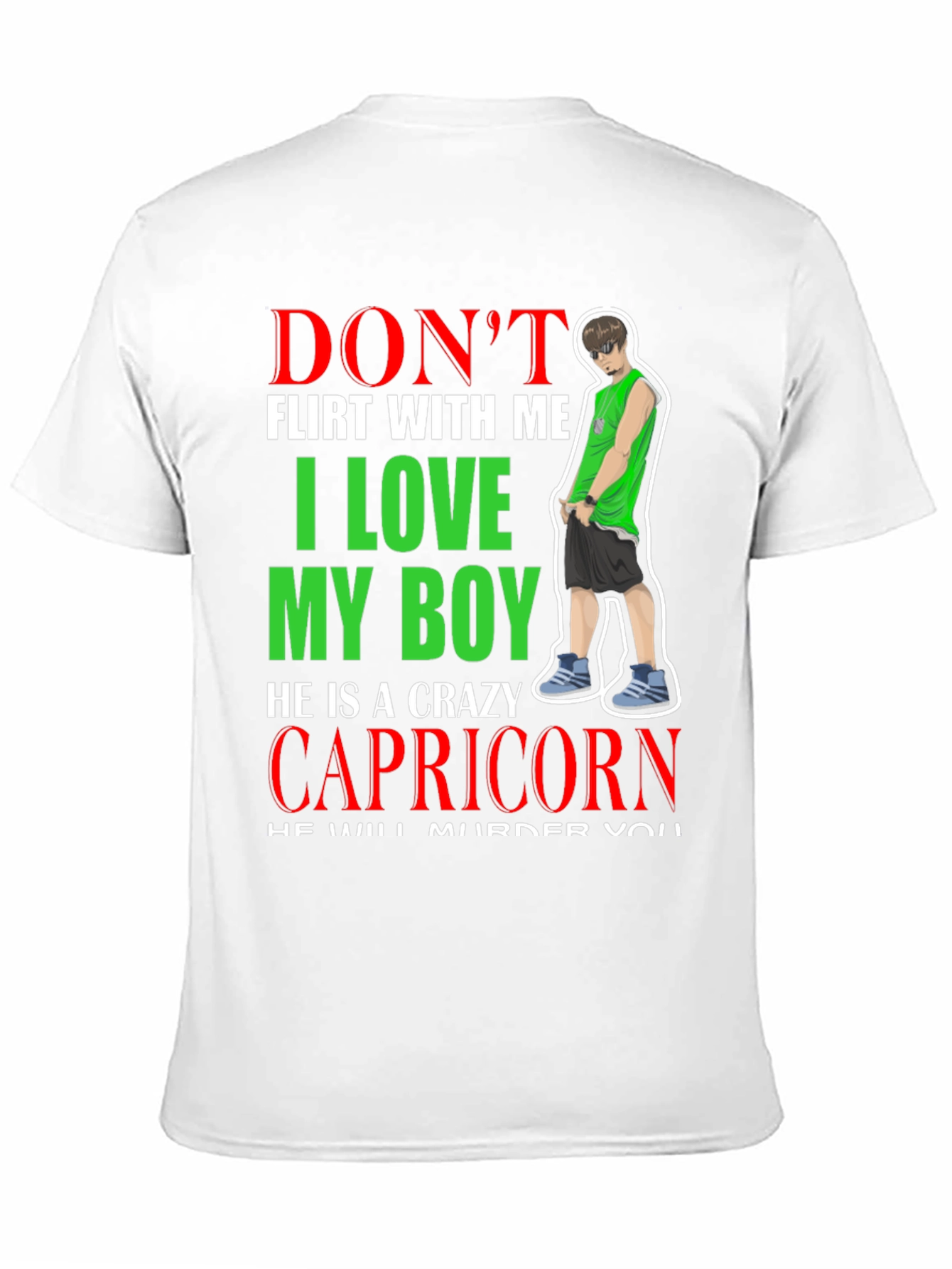 Crazy Capricorn Boy T-Shirt
